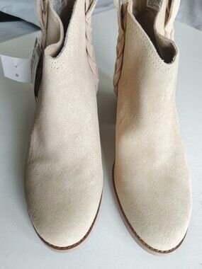 TOMS Women's Beige Ankle Boots - Size 7.5 US